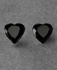 Love with a little drama. These crystal heart earrings by Betsey Johnson are set in goldtone mixed metal. Approximate width: 2/5 inch. Love with a little drama. These crystal heart earrings by Betsey Johnson are set in goldtone mixed metal. Approximate width: 2/5 inch.