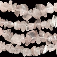 Rose Quartz Pink Stone Chips Beads Assorted Sizes 5-14mm/16 In. Strand Rose Quartz Pink Stone Chips Beads Assorted Sizes 5-14mm/16 In. Strand