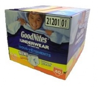 Goodnites Boys Underwear For Nighttime, Small-Medium Size, 40 Count Goodnites Boys Underwear For Nighttime, Small-Medium Size, 40 Count