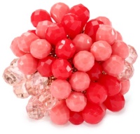 Juicy Couture Briolette Dragon fruit Cluster Ring, Size 7 Juicy Couture Briolette Dragon fruit Cluster Ring, Size 7