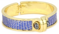 KARA by Kara Ross Baby Shirt with Metallic Blue Lizard Cuff Bracelet KARA by Kara Ross Baby Shirt with Metallic Blue Lizard Cuff Bracelet