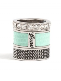 GUESS Mint Three-Piece Python-Embossed Ring Se, POP COLOR (7) GUESS Mint Three-Piece Python-Embossed Ring Se, POP COLOR (7)