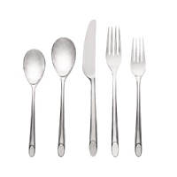 Soulful modernity. With an asymmetric bottom, this city-chic flatware is perfect for any style, any place. Soulful modernity. With an asymmetric bottom, this city-chic flatware is perfect for any style, any place.