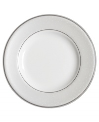 Begin each meal with a wondrous glimmer. The Pointe d'esprit pattern captures the effervescence of celebration, with raised dots that flow from platinum-rimmed edges like a shower of confetti. Begin each meal with a wondrous glimmer. The Pointe d'esprit pattern captures the effervescence of celebration, with raised dots that flow from platinum-rimmed edges like a shower of confetti.