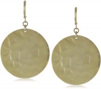 Kenneth Cole New York Hammered Gold-Tone Drop Earrings Kenneth Cole New York Hammered Gold-Tone Drop Earrings