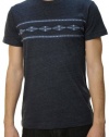 Lucky Brand Men's Native American Design Short Sleeve T-Shirt Dark Blue