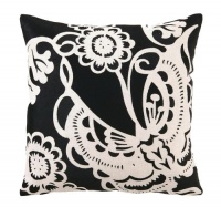 Trina Turk Embroidered Butterfly Pillow, Black, 20 x 20 Trina Turk Embroidered Butterfly Pillow, Black, 20 x 20