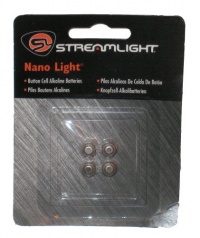 Streamlight 61205 Nano Light Battery IEC-LR41, 4-Pack Streamlight 61205 Nano Light Battery IEC-LR41, 4-Pack