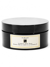 Vitamin E Body Balm, a luxurious, nourishing body balm, with protective Vitamin E, is the perfect concentrated, moisturizer for the body. Immediately soothing and hydrating, this rich cream is deeply conditioning for the skin. Instantly soothing any dryness, the balm is quickly absorbed; softening, replenishing and restoring the skin. You will enjoy long-lasting effect of this sumptuous balm, as skin feels smooth and comforted all day long. 6.5 oz. Vitamin E Body Balm, a luxurious, nourishing body balm, with protective Vitamin E, is the perfect concentrated, moisturizer for the body. Immediately soothing and hydrating, this rich cream is deeply conditioning for the skin. Instantly soothing any dryness, the balm is quickly absorbed; softening, replenishing and restoring the skin. You will enjoy long-lasting effect of this sumptuous balm, as skin feels smooth and comforted all day long. 6.5 oz.