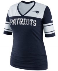 Game on! Make it known New England Patriots fans mean business with this NFL t-shirt from Nike. Game on! Make it known New England Patriots fans mean business with this NFL t-shirt from Nike.