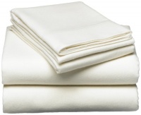 Pinzon 160-Gram Solid Flannel Twin Sheet Set, Cream Pinzon 160-Gram Solid Flannel Twin Sheet Set, Cream