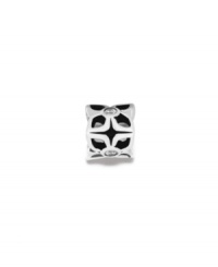 An open-cut floral geometric pattern in sterling silver adds vibrant life to this sweet bead. Donatella is a playful collection of charm bracelets and necklaces that can be personalized to suit your style! Available exclusively at Macy's. An open-cut floral geometric pattern in sterling silver adds vibrant life to this sweet bead. Donatella is a playful collection of charm bracelets and necklaces that can be personalized to suit your style! Available exclusively at Macy's.