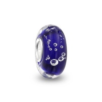 Bling Jewelry 925 Silver Hawaiian Ocean Blue Bubble Murano Glass Bead Fits Pandora Bling Jewelry 925 Silver Hawaiian Ocean Blue Bubble Murano Glass Bead Fits Pandora