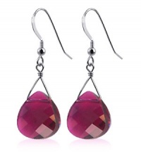 Sterling Silver Grace Crystal Fish Hook Earrings Made with Swarovski Elements Sterling Silver Grace Crystal Fish Hook Earrings Made with Swarovski Elements
