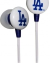 iHip MLF10169LAD MLB Los Angeles Dodgers Printed Ear Buds, Blue