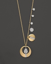 Diamonds and delicate charms on a 14K yellow gold chain. By Meira T. Diamonds and delicate charms on a 14K yellow gold chain. By Meira T.