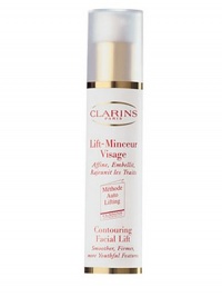 This new generation beauty treatment gently lifts'and smoothes skin texture. From the first application, it promotes firmer, more youthful-looking facial contours. Its effectiveness is derived from an exceptional complex of lifting skin care ingredients which help minimize signs of visible skin slackening. Enriched with plant extracts to refine the appearance of facial features, including cheeks, under chin and lower jaw. Helps even skin tone, brightening the complexion. 1.7 oz. This new generation beauty treatment gently lifts'and smoothes skin texture. From the first application, it promotes firmer, more youthful-looking facial contours. Its effectiveness is derived from an exceptional complex of lifting skin care ingredients which help minimize signs of visible skin slackening. Enriched with plant extracts to refine the appearance of facial features, including cheeks, under chin and lower jaw. Helps even skin tone, brightening the complexion. 1.7 oz.