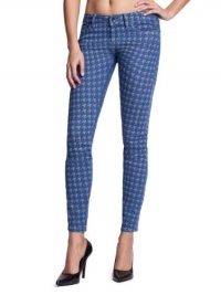 GUESS Brittney Skinny Ankle Jeans with Houndst GUESS Brittney Skinny Ankle Jeans with Houndst