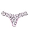 Hanky Panky meets Hello Kitty with this fabulously fun low-rise thong. Style #4V1582.