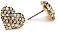 Betsey Johnson Heart Stud Earrings Betsey Johnson Heart Stud Earrings