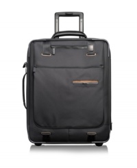 You're seriously in business now with the dependability and long-lasting durability of this sophisticated case. Smart detailing and a fully-stocked interior with multiple organization pockets, suiter and places to stash accessories keep you on task and in style. Tumi quality assurance. You're seriously in business now with the dependability and long-lasting durability of this sophisticated case. Smart detailing and a fully-stocked interior with multiple organization pockets, suiter and places to stash accessories keep you on task and in style. Tumi quality assurance.