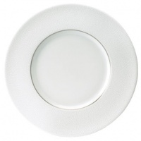 Philippe Deshoulieres Seychelles Platinum Filet Round Cake Plate 12 in