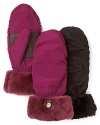 UGG® Australia updates its quilted, winter-staple mittens with a leather palm patch and plush shearling cuff.
