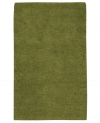 Add a fresh glow to any room with a rich, felted wool rug in leafy green. Hand-woven in India, this luxurious piece lets you in indulge in the supreme softness of plush New Zealand wool. Add a fresh glow to any room with a rich, felted wool rug in leafy green. Hand-woven in India, this luxurious piece lets you in indulge in the supreme softness of plush New Zealand wool.