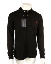 Polo Ralph Lauren Men's Classic-Fit Long-Sleeved Polo Shirt - Black - Small
