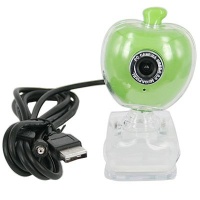 HDE 5.0 Megapixel Apple Shaped Webcam w/Microphone (Green) HDE 5.0 Megapixel Apple Shaped Webcam w/Microphone (Green)