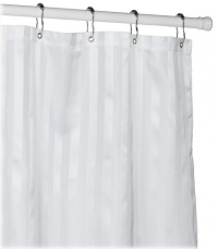 Croscill Fabric Shower Curtain Liner, White Croscill Fabric Shower Curtain Liner, White