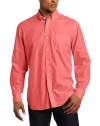 Nautica Men's Solid Poplin Long Sleeve Button Down Shirt