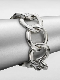 EXCLUSIVELY AT SAKS. From the Gourmette Collection. An artisan, handcrafted, sterling silver link chain is a celebration of the founding years of this brand. Sterling silverLength, about 7.8Concealed closureMade in Italy EXCLUSIVELY AT SAKS. From the Gourmette Collection. An artisan, handcrafted, sterling silver link chain is a celebration of the founding years of this brand. Sterling silverLength, about 7.8Concealed closureMade in Italy