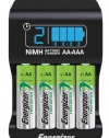 Energizer CHP4WB4 Recharge Smart AA/AAA Charger with 4 AA NiMH Batteries