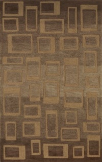 Dalyn Rugs Studio 302 8-Feet by 10-Feet Area Rug, Walnut