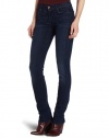 7 For All Mankind Women's The Kimmie Straight Leg Jean, Cerulean Dusk, 27