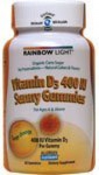 Rainbow Light Vitamin D3 Sunny Gummies, 400 Iu, 60-Count Bottle Rainbow Light Vitamin D3 Sunny Gummies, 400 Iu, 60-Count Bottle