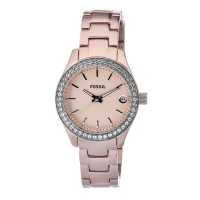 Fossil Women's ES2976 Quartz Rose Dial Aluminum Watch Fossil Women's ES2976 Quartz Rose Dial Aluminum Watch