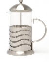 LaCafetiere Wave 8-Cup Coffee Press, Chrome