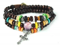 4030060 Christian Religious Scripture Inspirational Cross Leather Bracelet 4030060 Christian Religious Scripture Inspirational Cross Leather Bracelet