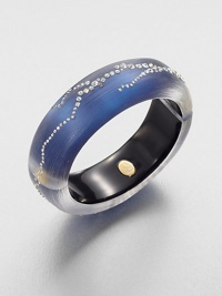 EXCLUSIVELY AT SAKS. From the Lucite Star Dust Collection. An elegant bangle of hand-sculpted, hand-painted Lucite, dribbled with free-form rows of sparkling Swarovski crystals.CrystalLuciteDiameter, about 2.5Width, about .75Hinged, with magnetic closureMade in USA EXCLUSIVELY AT SAKS. From the Lucite Star Dust Collection. An elegant bangle of hand-sculpted, hand-painted Lucite, dribbled with free-form rows of sparkling Swarovski crystals.CrystalLuciteDiameter, about 2.5Width, about .75Hinged, with magnetic closureMade in USA