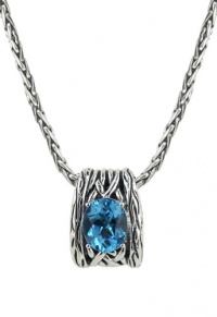 Effy Jewlery Balissima Lagoon Blue Topaz Pendant, 5.70 TCW