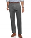 From your desk to dockside, these twill pants from Perry Ellis are a versatile addition to your wardrobe.