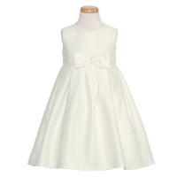 Toddler Girl Size 2T Ivory Sleeveless Bow Pearl Special Occasion Dress Toddler Girl Size 2T Ivory Sleeveless Bow Pearl Special Occasion Dress