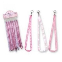 Pink Ribbon BREAST CANCER AWARENESS Lanyard, 1 piece, assorted Pink Ribbon BREAST CANCER AWARENESS Lanyard, 1 piece, assorted