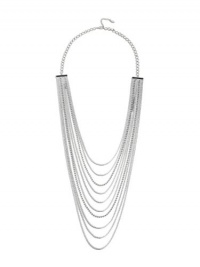 GUESS Silver-tone Long Necklace, SILVER GUESS Silver-tone Long Necklace, SILVER