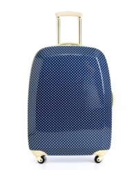 Full fashion force ahead! Check style off your list-this retro suitcase has you covered. The eye-catching print stands out in busy terminals and adds a touch of flair to your look. Multiple interior organizational compartments bring order to all of the pieces of your wardrobe you can't travel without. 3-year warranty. Full fashion force ahead! Check style off your list-this retro suitcase has you covered. The eye-catching print stands out in busy terminals and adds a touch of flair to your look. Multiple interior organizational compartments bring order to all of the pieces of your wardrobe you can't travel without. 3-year warranty.