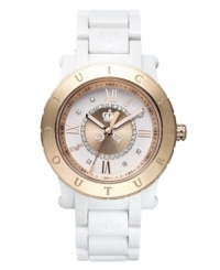 Receive the royal treatment: HRH collection watch by Juicy Couture adorned with fine details and timeless shine. Receive the royal treatment: HRH collection watch by Juicy Couture adorned with fine details and timeless shine.