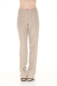 Armani Collezioni BEIGE Linen Pants Trousers, 8, Beige Armani Collezioni BEIGE Linen Pants Trousers, 8, Beige