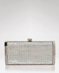 Going somewhere? Salvatore Ferragamo says it's going to be an elegant evening with this sophisticated clutch, dressed to the nines in crystals. Going somewhere? Salvatore Ferragamo says it's going to be an elegant evening with this sophisticated clutch, dressed to the nines in crystals.